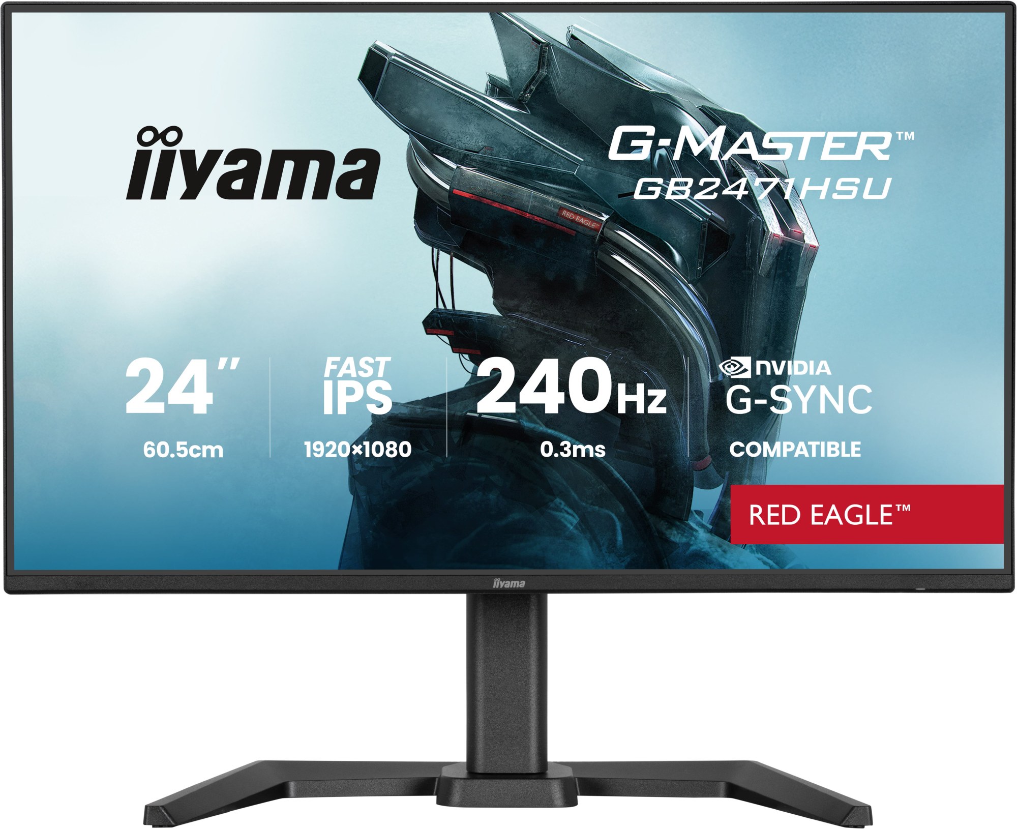 Monitor Iiyama 24" Full HD 1920x1080 240Hz IPS Negro