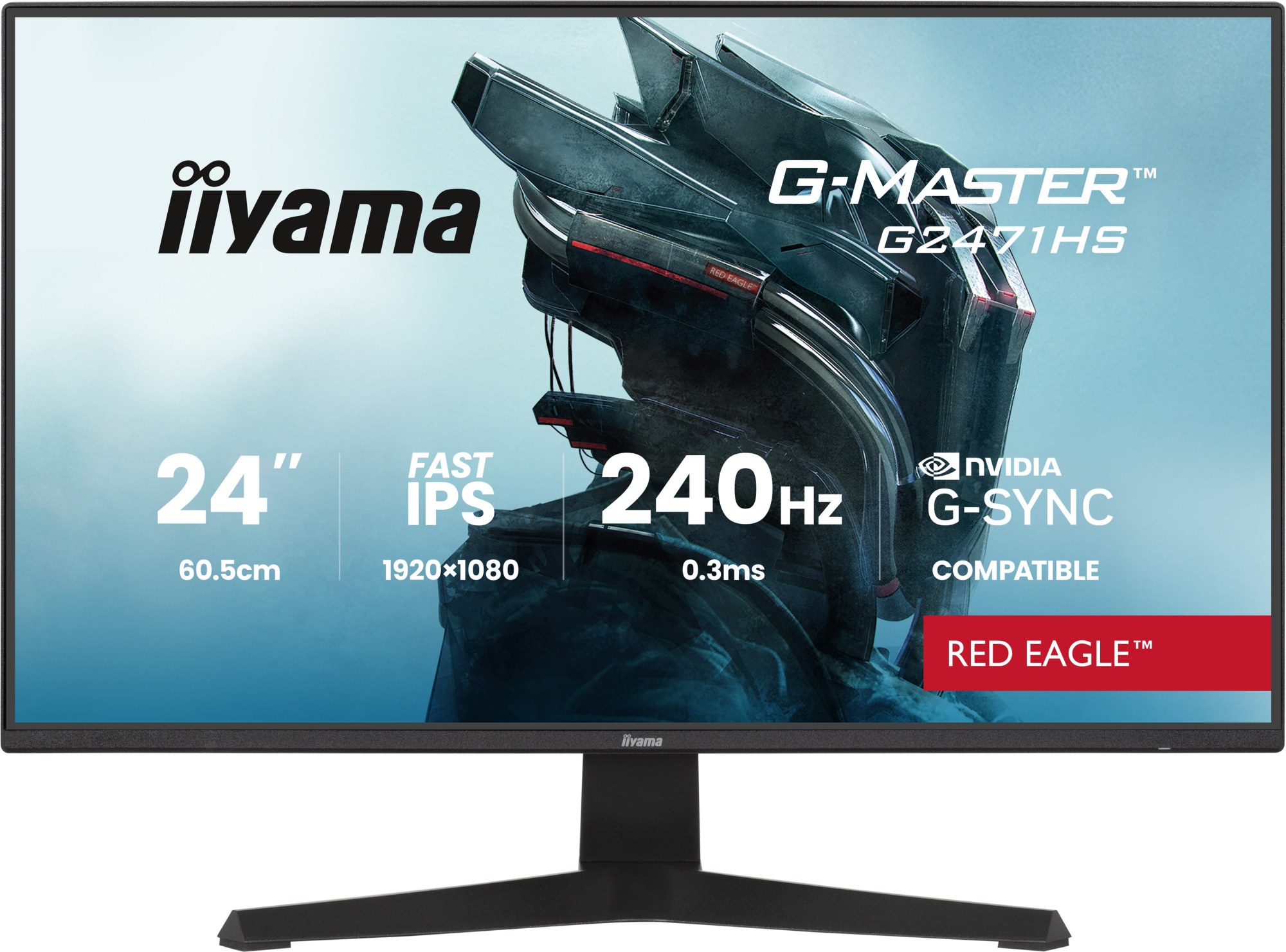 Monitor Iiyama G-Master G2471HS-B1 23.8" Full HD 240Hz IPS Negro