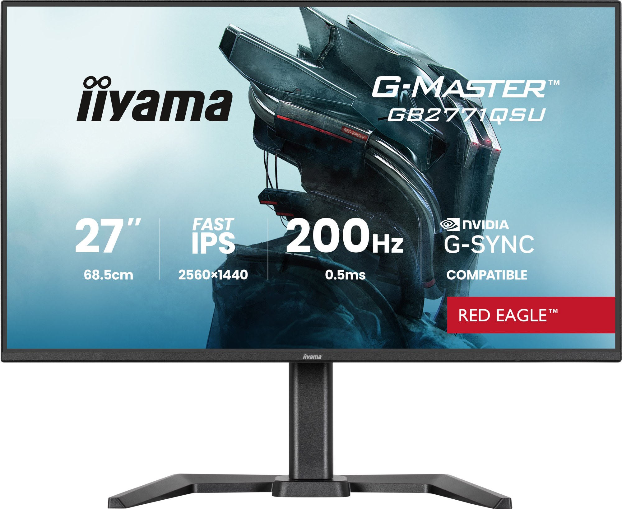 Monitor Iiyama GB2771QSU-B1 27" QHD 2560x1440 200Hz IPS Negro