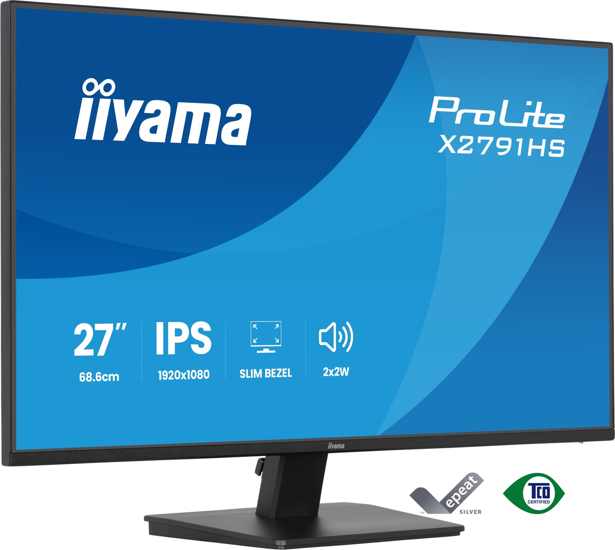Monitor Iiyama ProLite X2791HS-B1 27" Full HD 1920x1080 IPS 120Hz Negro