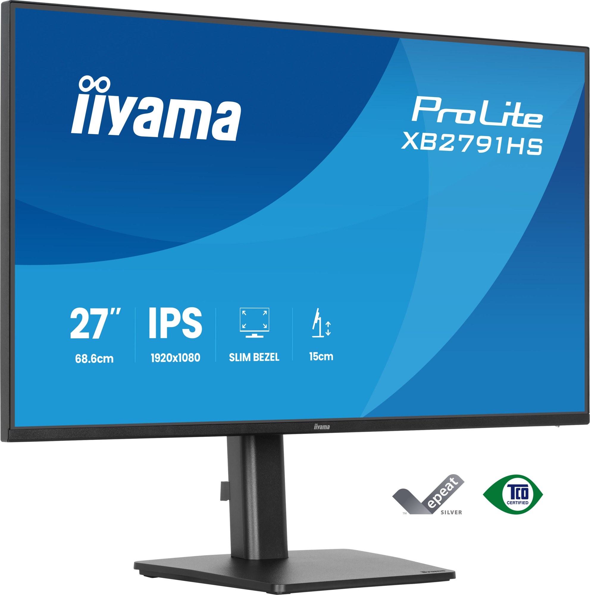 Monitor Iiyama ProLite XB2791HS 27" Full HD IPS 120Hz Negro