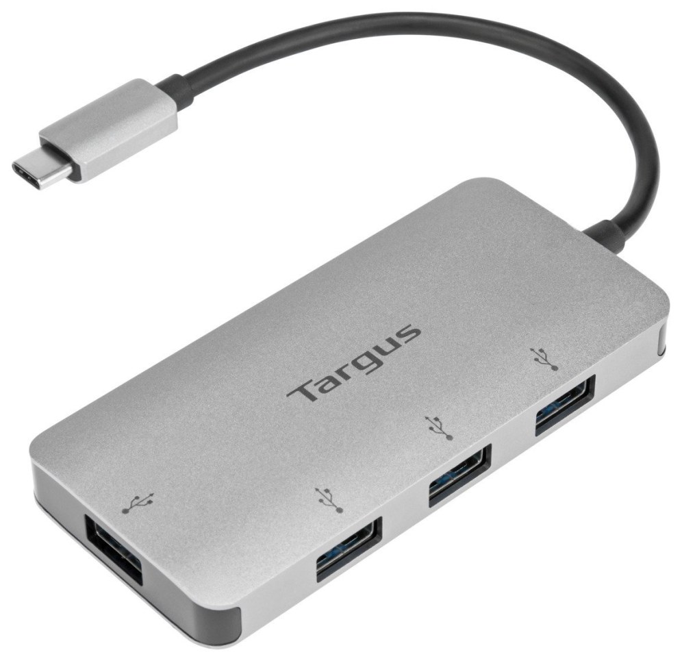 Hub USB Targus ACH226EU USB-C 4 puertos USB 3.2 Plata