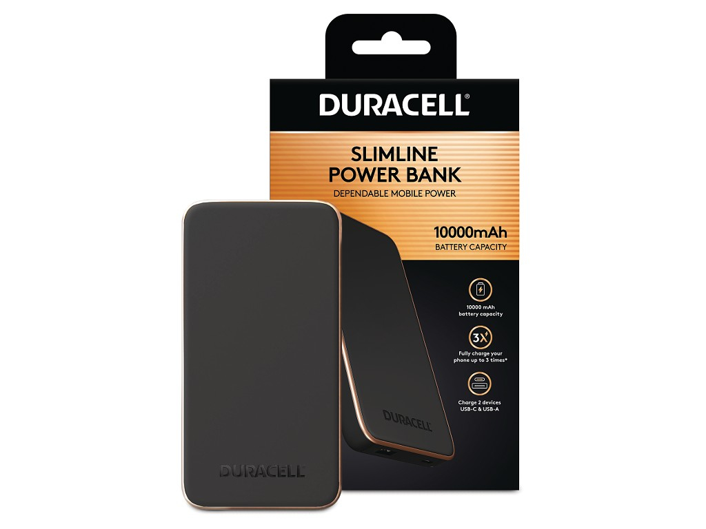 Batería externa Duracell Power Bank Charger Plus 10000mAh 15W