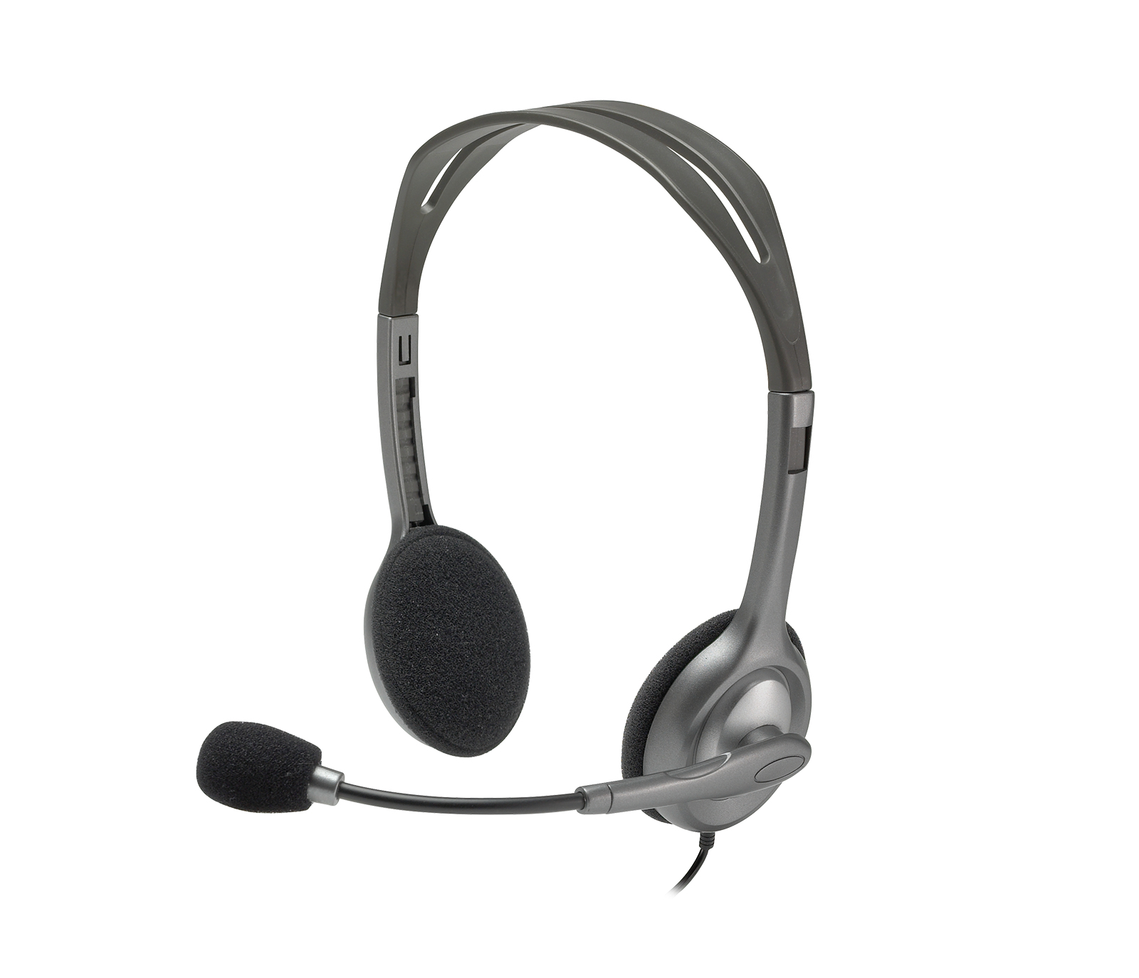 Auriculares Logitech H110 Diadema Jack 3,5 mm Gris