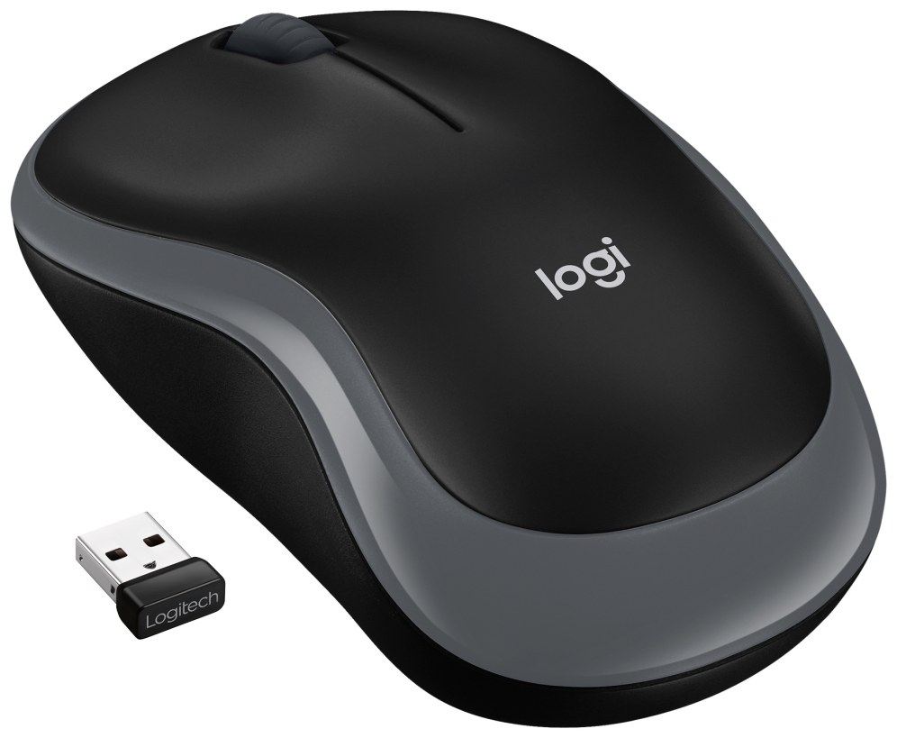 Ratón Logitech M185 Inalámbrico Gris