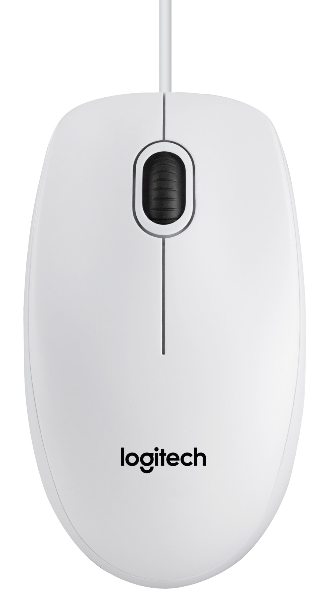Ratón Logitech B100 Con cable Blanco