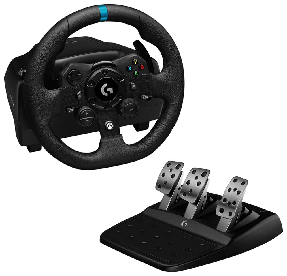 Volante y pedales logitech g923 para xbox y pc Reacondicionado Como nuevo