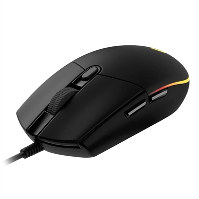 Ratón Logitech G203 Con cable Negro