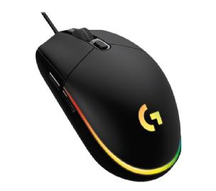 Ratón Logitech G102 Lightsync Con cable Negro