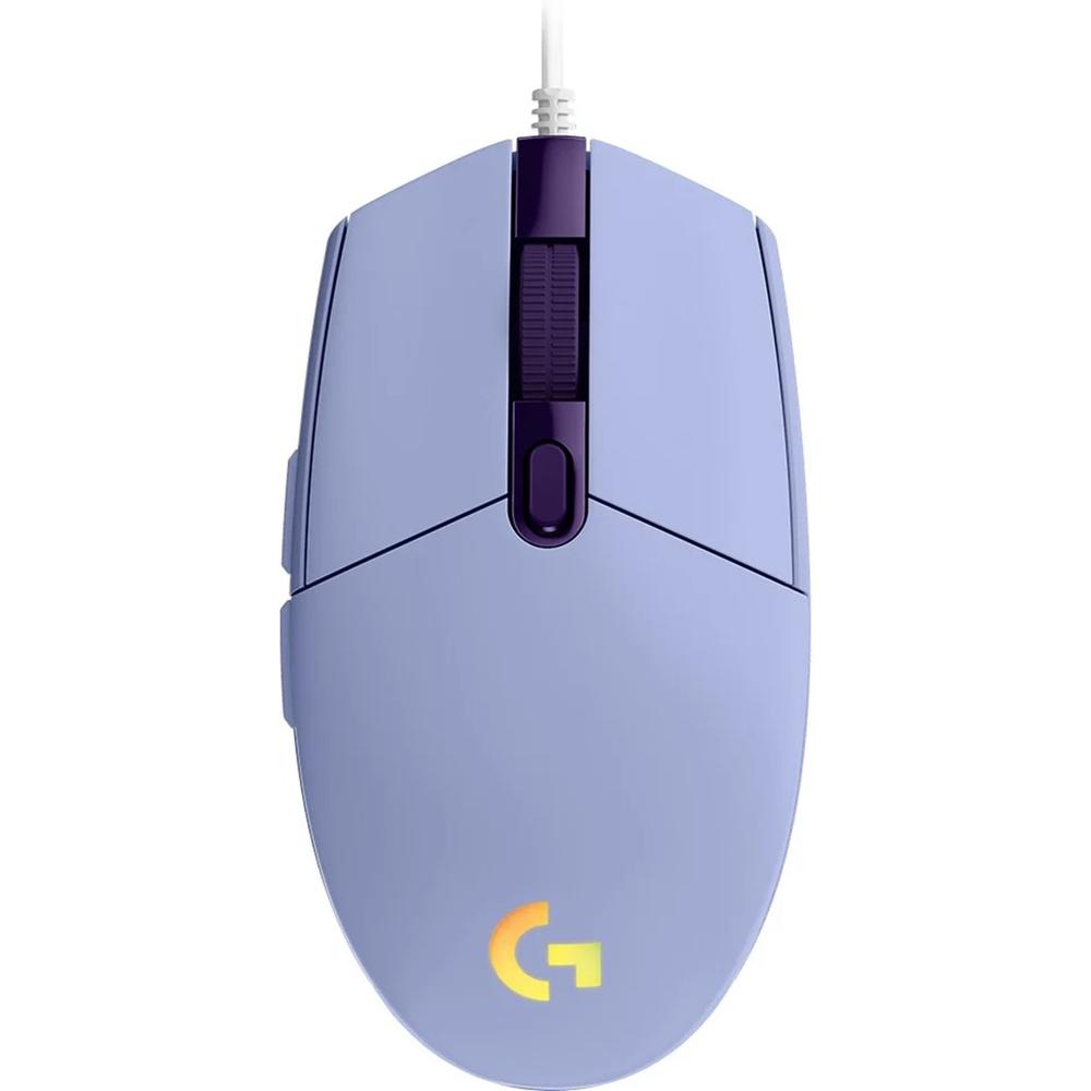 Ratón Logitech G102 Lightsync Con cable Lila