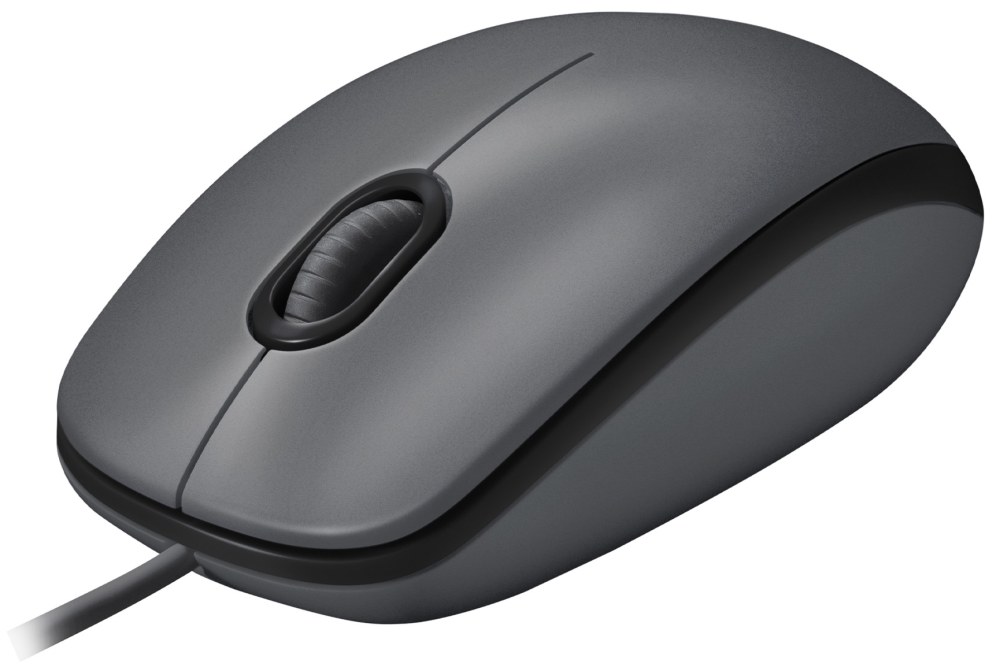 Ratón Logitech M100 con cable Negro Reacondicionado Como Nuevo