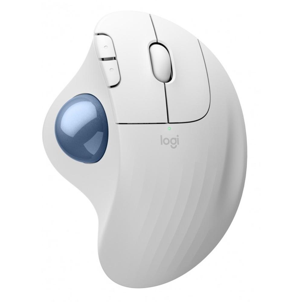 Ratón Logitech Ergo M575s Inalámbrico Blanco