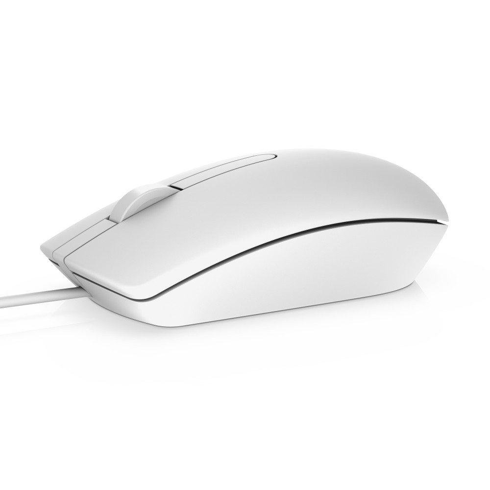 Ratón Dell MS116 Con cable Blanco