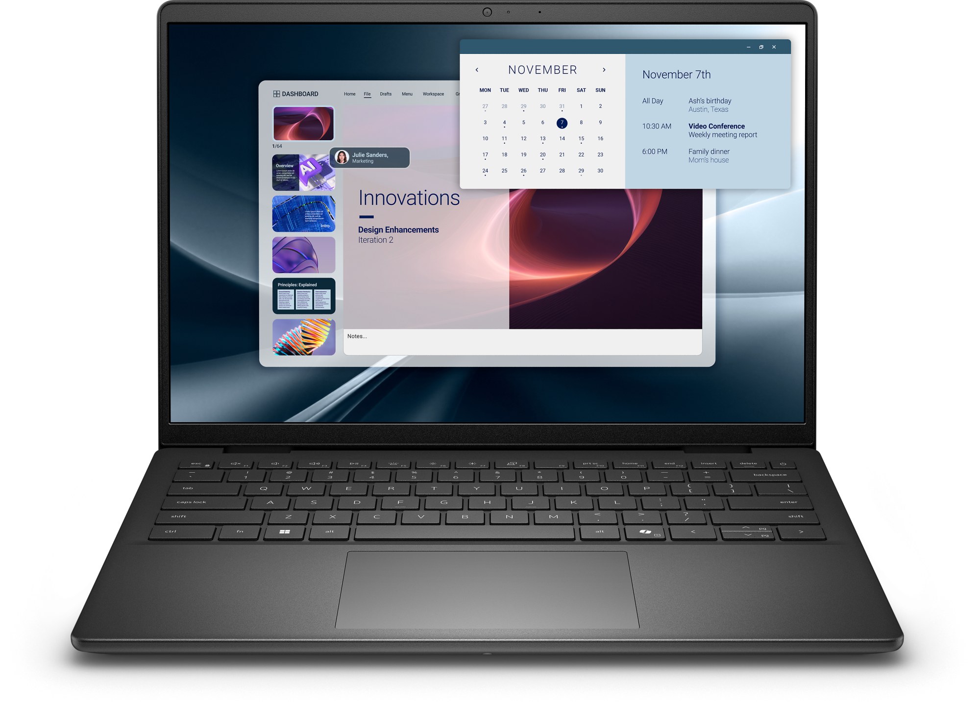 Portátil Dell Pro 14 Essential AMD Ryzen 7 250 16GB Negro