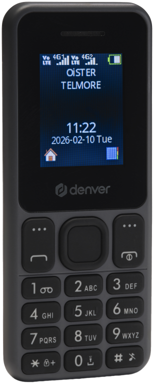 Móvil Denver FAS-1880L 1.77" Negro