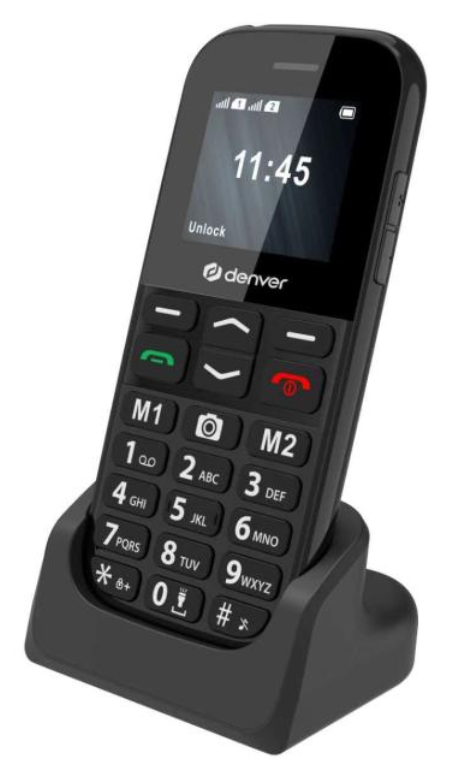 Móvil Denver BAS-18800L 1.77" Negro