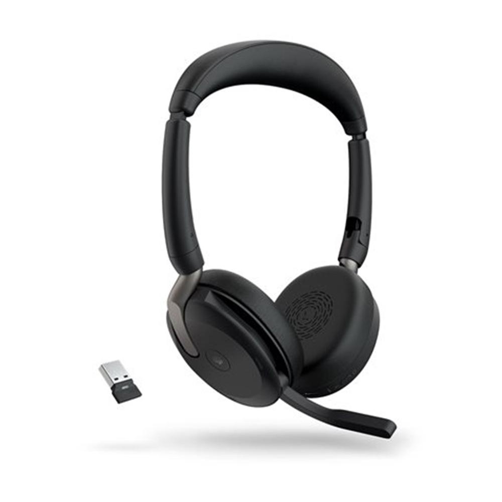 Auriculares Jabra Evolve2 65 Flex MS Diadema Bluetooth Negro