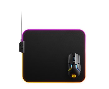 Alfombrilla SteelSeries QcK Prism Cloth Medium M Negro