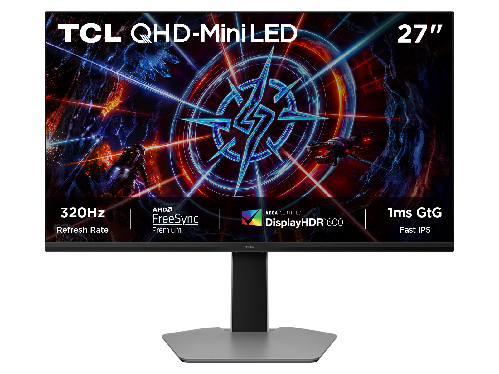 TCL 27P2APRO Monitor 27" MiniLed QHD 320Hz 1ms