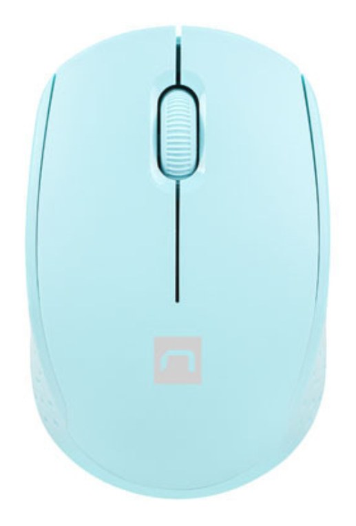 Ratón Natec STORK Con cable Inalámbrico Bluetooth Azul claro