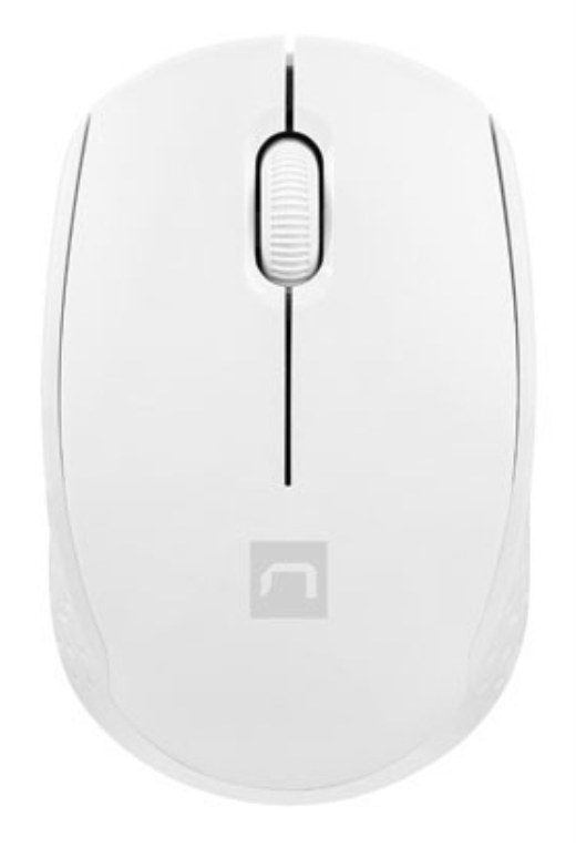 Ratón Natec Stork Con cable Inalámbrico Blanco