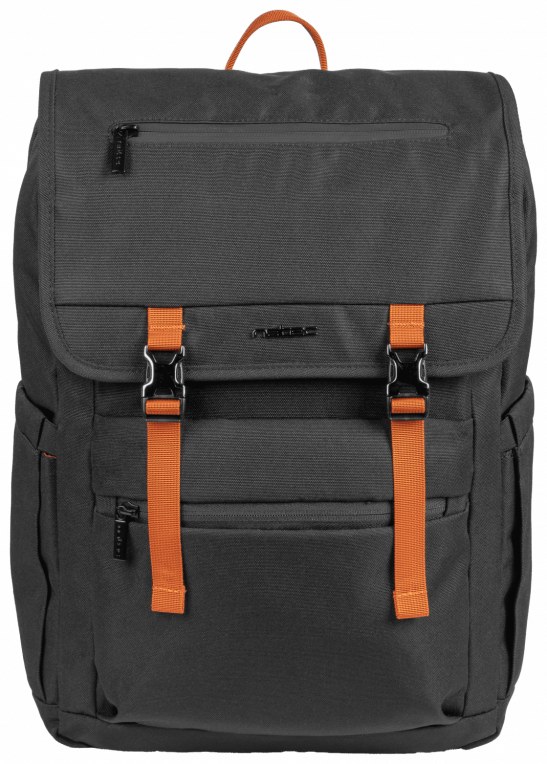 Mochila Natec Niala Ginger Orange 15.6" Negro