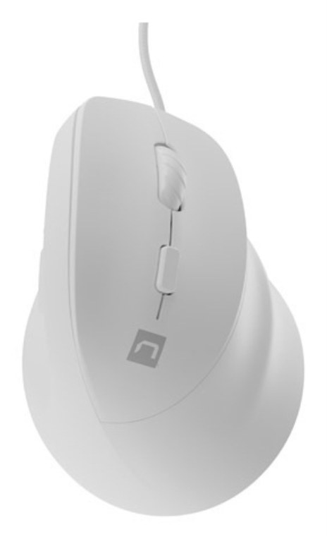 Ratón Natec Crake 2 Pro Con cable Blanco
