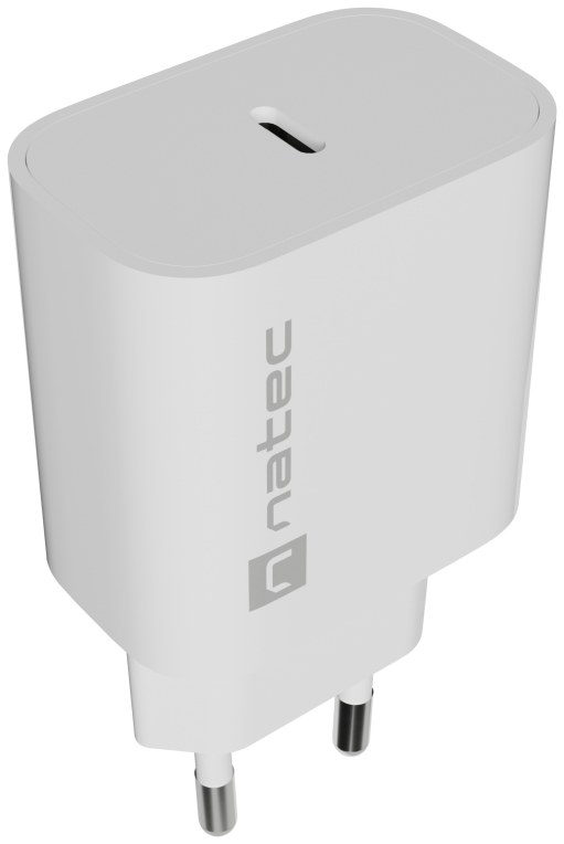 Cargador de pared Natec NUC-2394 USB-C Blanco 20W