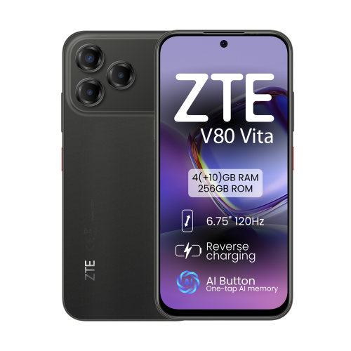 Móvil ZTE Blade V80 Vita 6.75" 4GB 256GB Negro