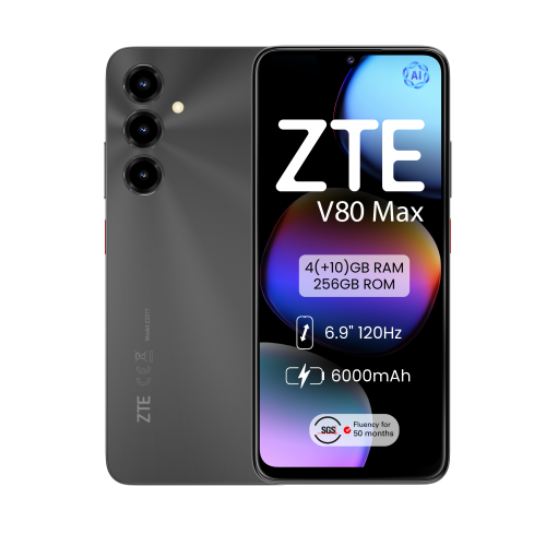 Móvil ZTE V80 MAX 6.9" 4GB 256GB Negro