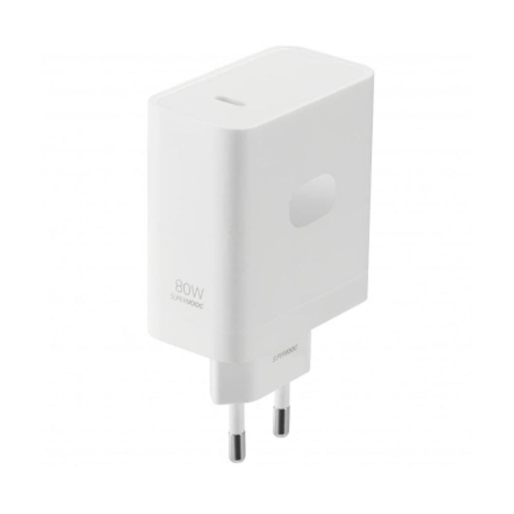 Cargador one plus supervoc 80w usb tipo c blanco Reacondicionado Muy bueno
