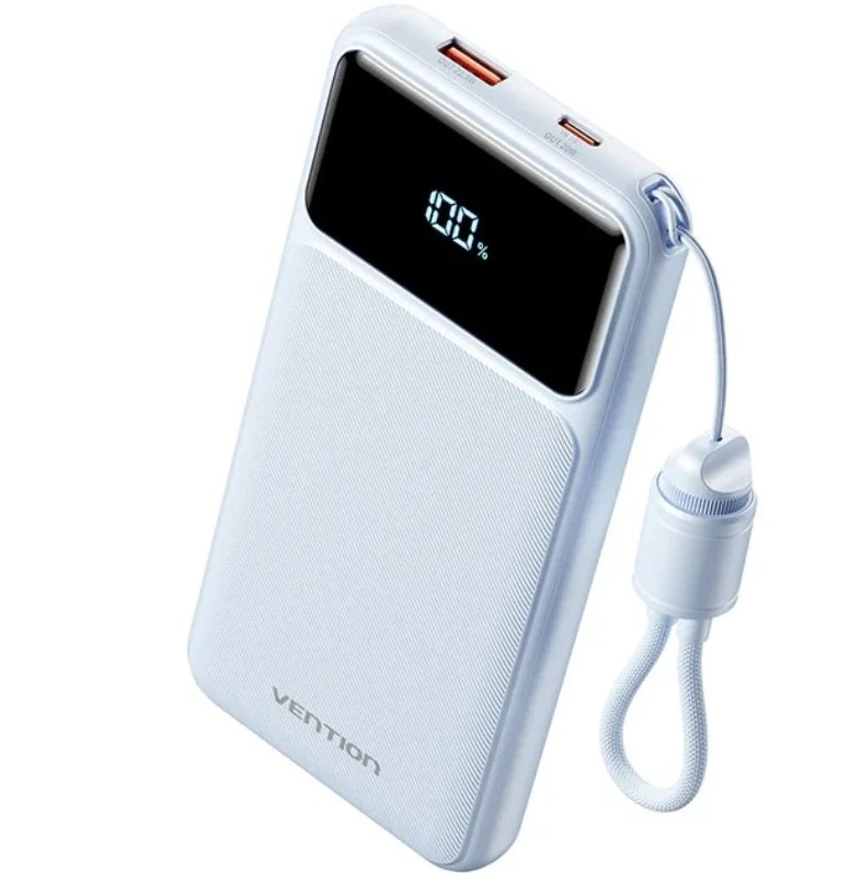 Batería externa Vention XGY39 USB-C USB-A Blanco