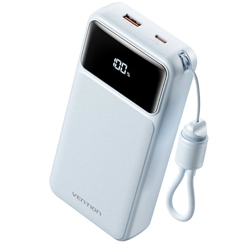 Batería externa Vention XGY40 USB-C USB-A Blanco