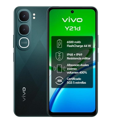 Móvil Vivo Y21d 6.68" Octa-Core 4GB 128GB Verde