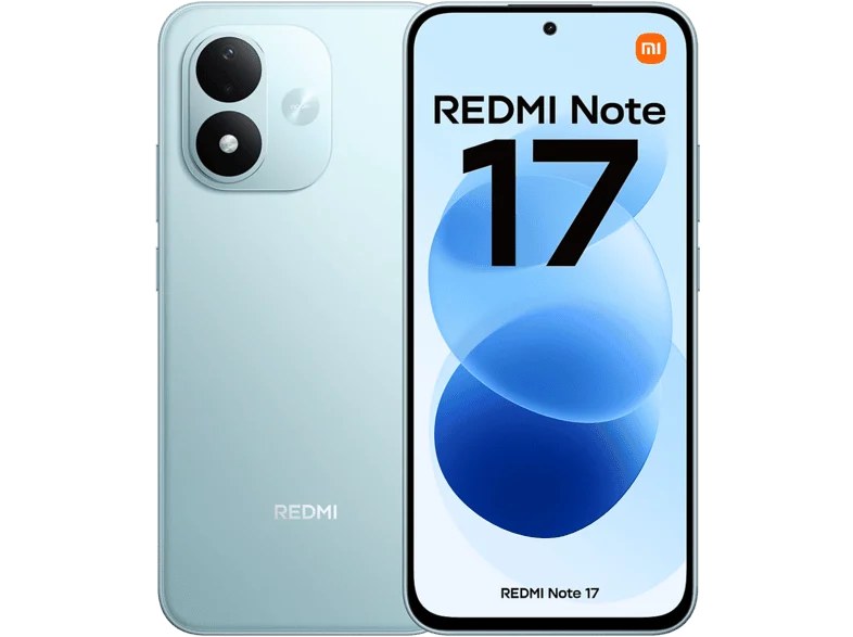 Móvil Xiaomi Redmi Note 17 6.9" MediaTek Helio G91-Ultra 6GB 256GB Azul