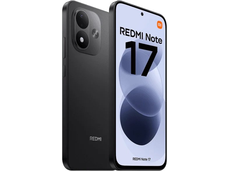 Móvil Xiaomi Redmi Note 17 6.9" MediaTek Helio G91-Ultra 6GB 256GB Negro