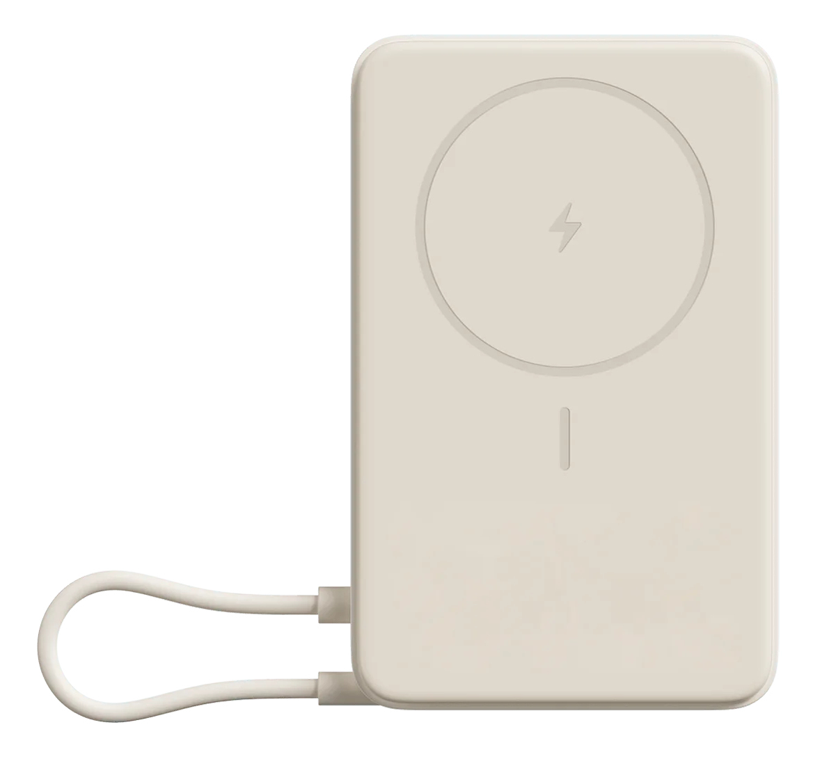 Batería externa Xiaomi BHR08PBGL USB-C Inalámbrico Beige