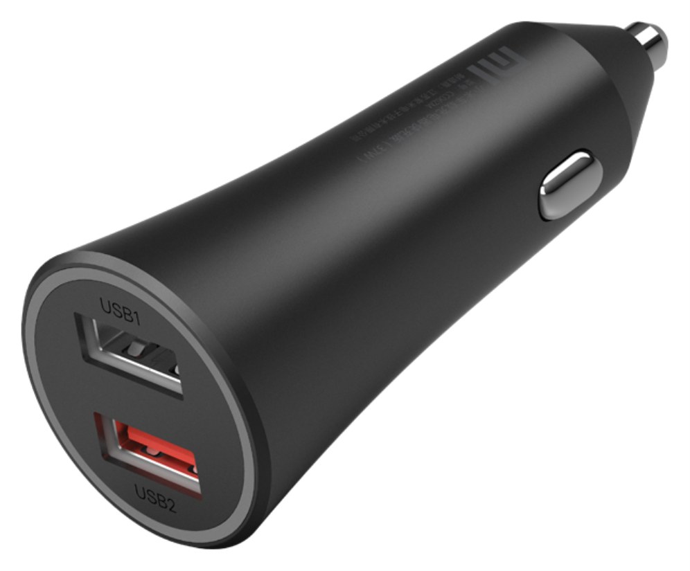 Cargador de coche Xiaomi Mi 37W Dual-Port Car Charger USB-A Negro