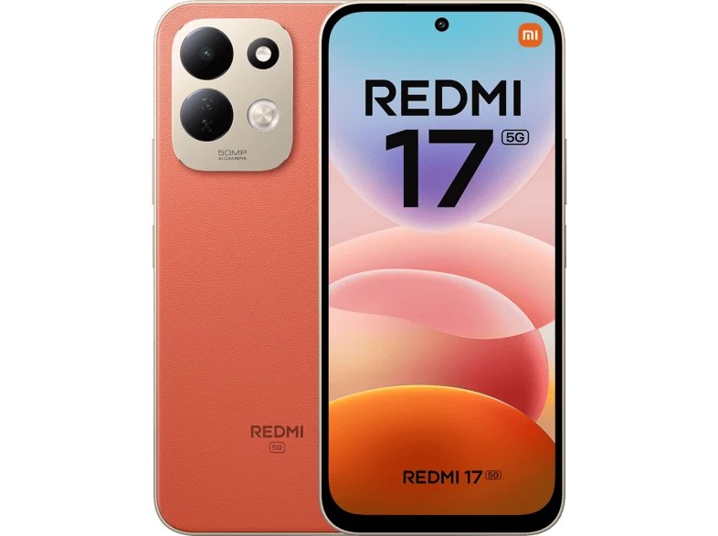 Móvil Xiaomi Redmi 17 6.9" Snapdragon 4 Gen 5 4GB 256GB Naranja