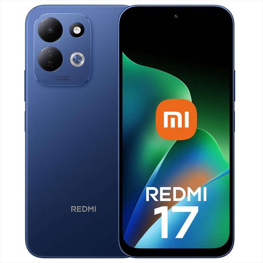Móvil Xiaomi Redmi 17 6.9" Snapdragon 4 Gen 5 4GB 256GB Azul