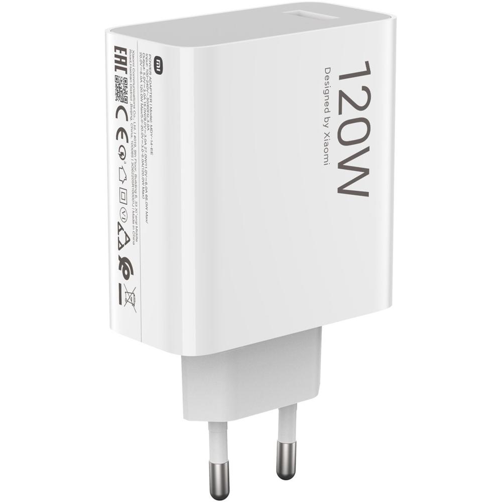 Cargador de pared Xiaomi 120W HyperCharge Combo (Type-A) USB-A Blanco