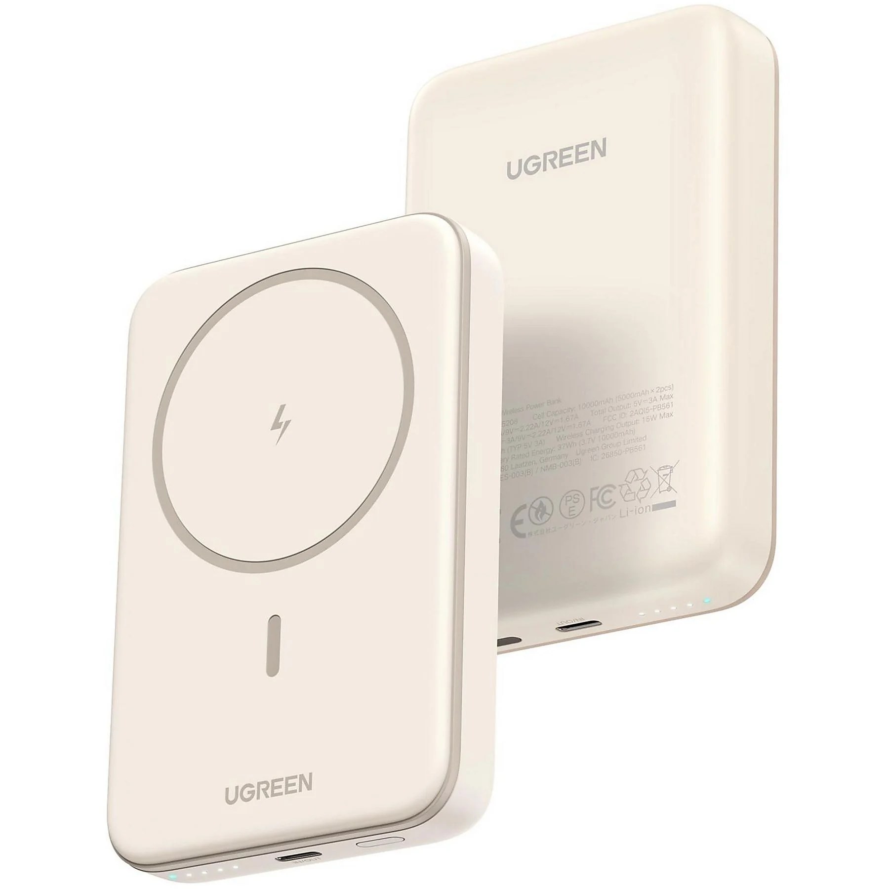 Batería externa Ugreen 10000MAH MAGNETIC POWER BANK Inalámbrico