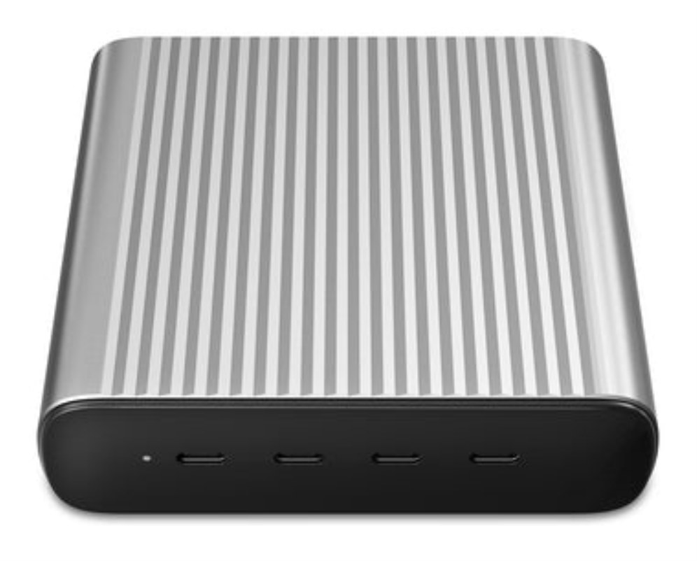 Cargador de pared Hyper 245W GaN Desktop Charger USB-C Negro 100W