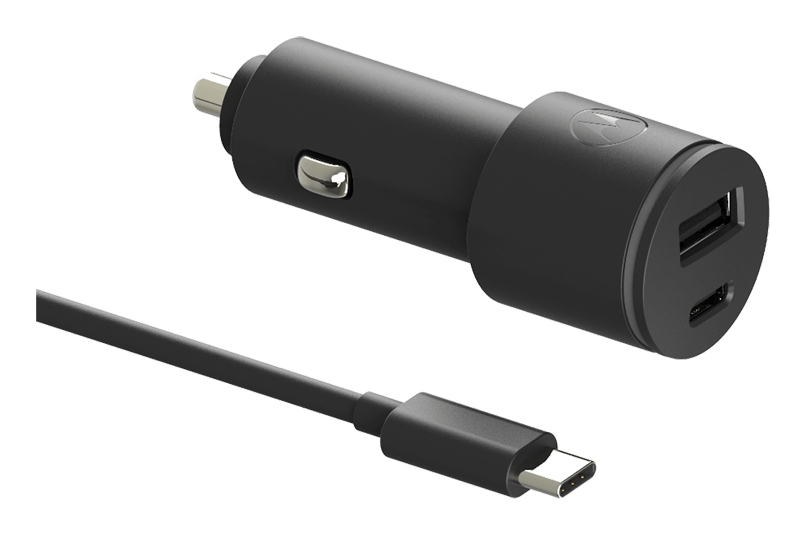 Cargador de coche Motorola TurboPower Carga Rapida Duo Car 45 45W
