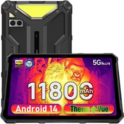 Tablet Ulefone Armor Pad 4 Ultra Thermal 10.4" 256GB 8GB 5G Negro