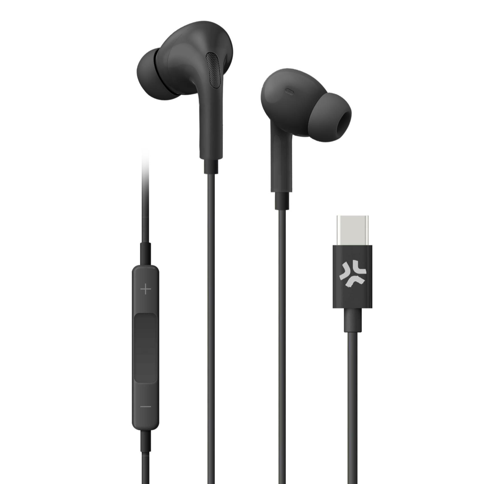 Auriculares Celly UP1200TYPEC Intraurales con cable USB-C Negro