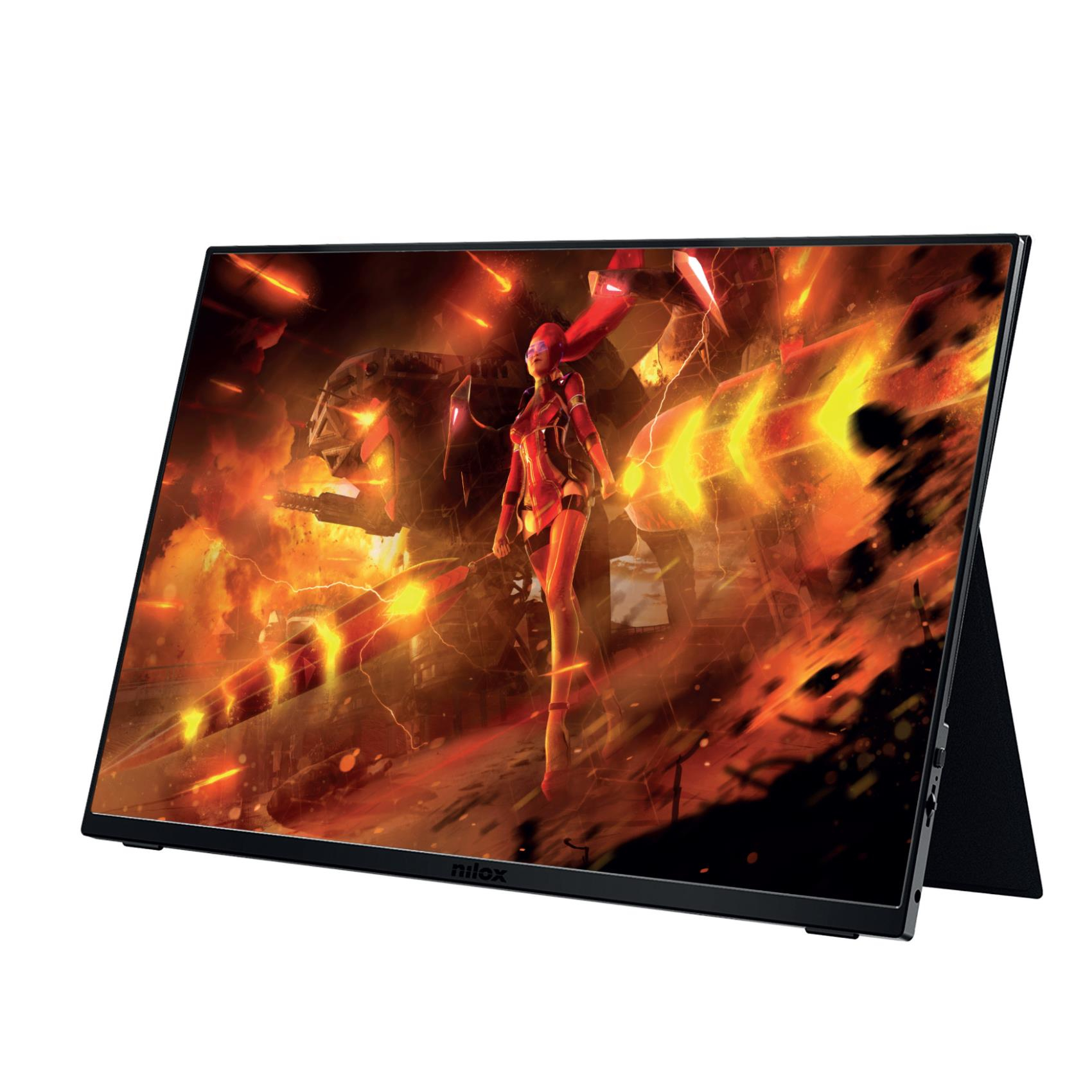 Monitor portátil Nilox NXMP16FHD1201 16.1" Full HD 120Hz IPS Negro