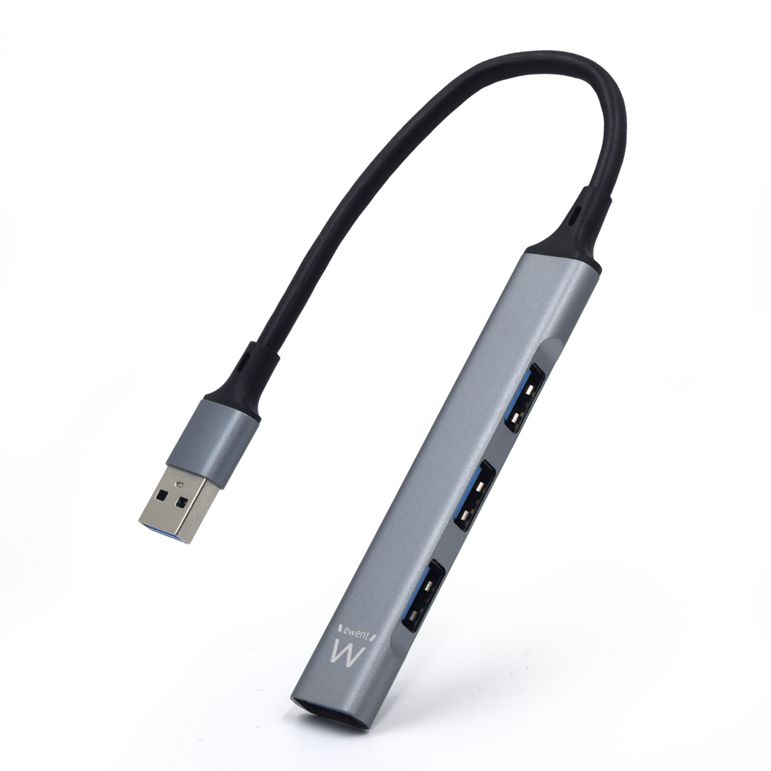 Hub USB Ewent EW1144 4 puertos USB-A Gris