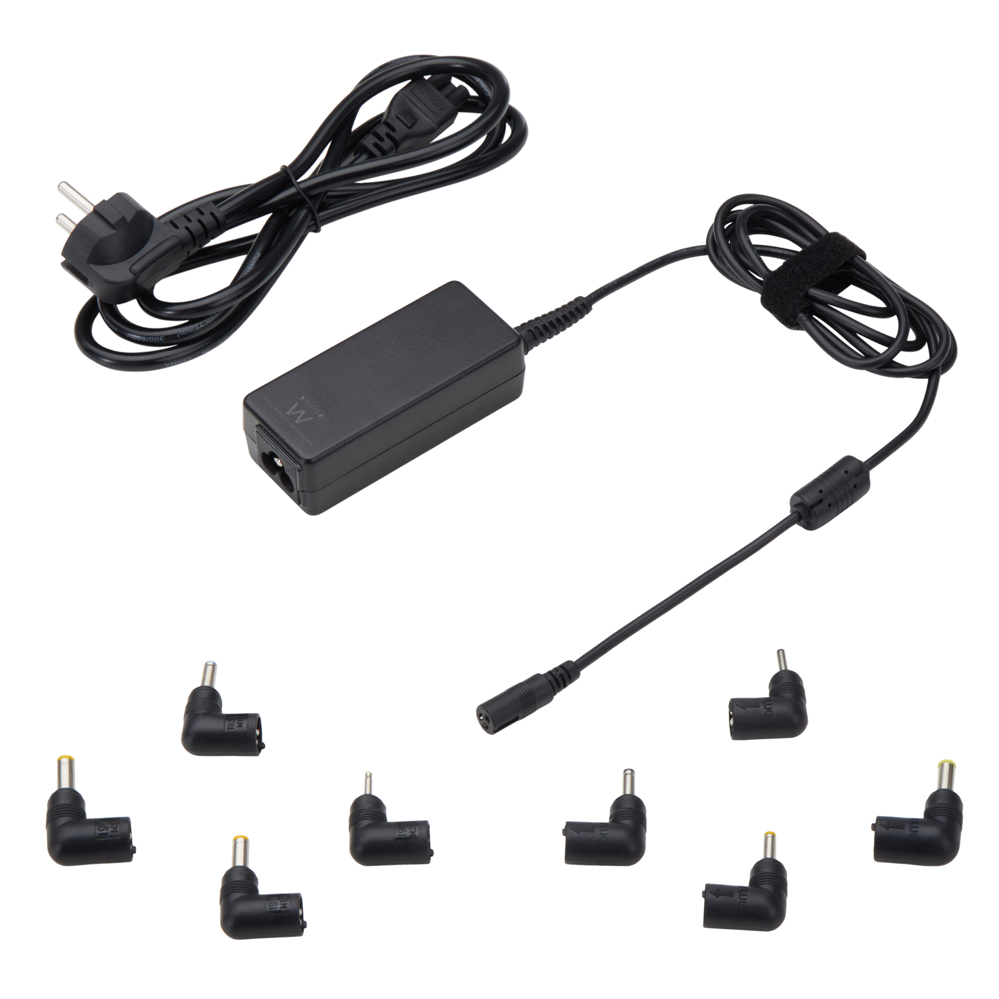 Cargador para portátil Ewent EW3963 Clavija de portátil Negro 45W