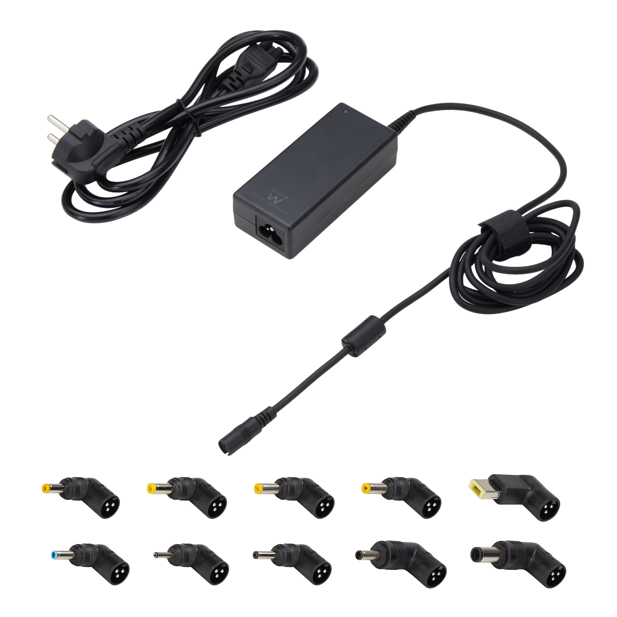 Cargador para portátil Ewent EW3968 Clavija de portátil Negro 65W